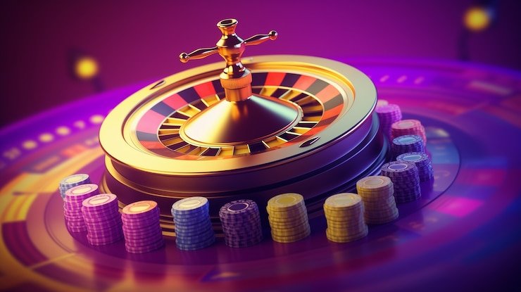 Live Game Show studio with host presenting blackjack round on slot naga mobile app
