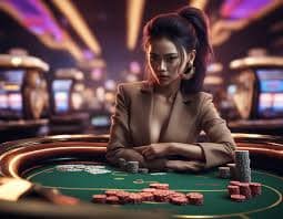 Live baccarat dealer streaming HD video on mobile phone