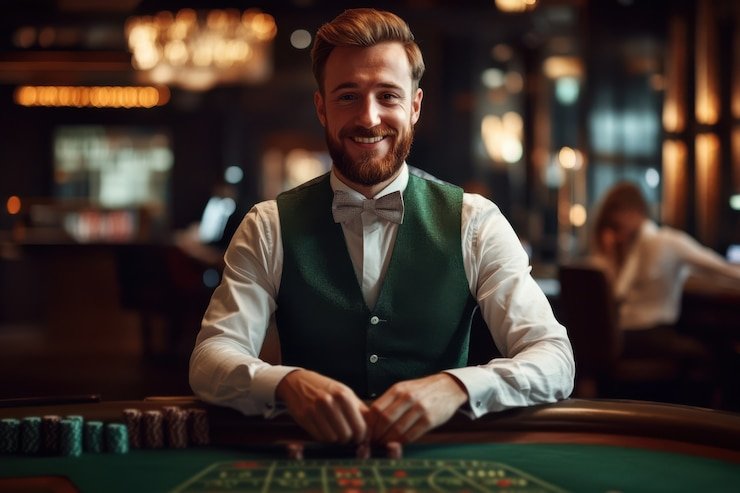 Live dealer cards dealt during baccarat round